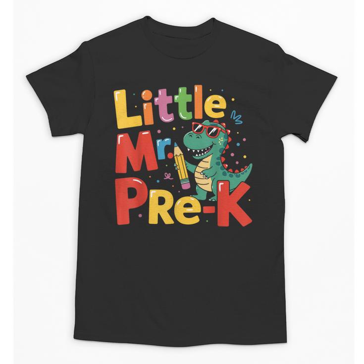Little Mr Pre-K Dino Back To School Unisex T-Shirt