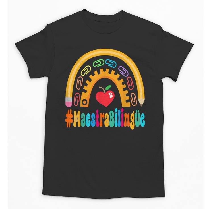 Maestra Bilingüe Appreciation Week Back To School Unisex T-Shirt
