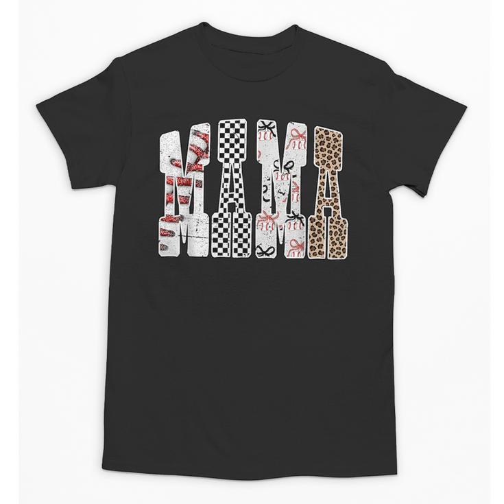 Mama Baseball Season Happy Game Day Trendy Sports Mom Unisex T-Shirt