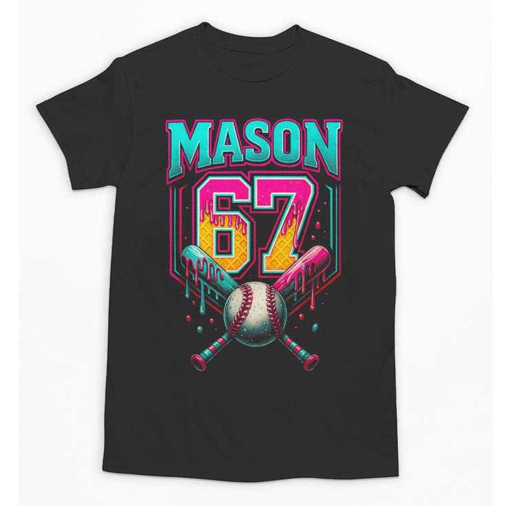 Mason 67 Ice Cream Drip Baseball Ice Cream Drip Unisex T-Shirt