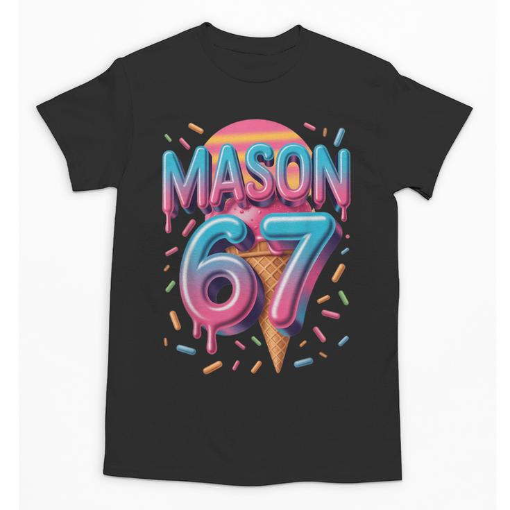 Mason 67 Meme Ice Cream Baseball Drip Unisex T-Shirt