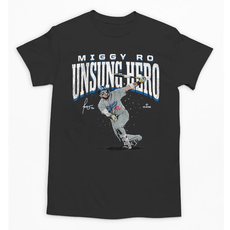 Miguel Rojas Unsung Hero Los Angeles Baseball MLBPA Unisex T-Shirt