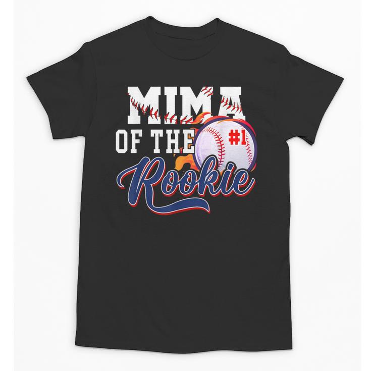 Mima Rookie Of Year 1st Birthday Baseball Theme Matching Unisex T-Shirt