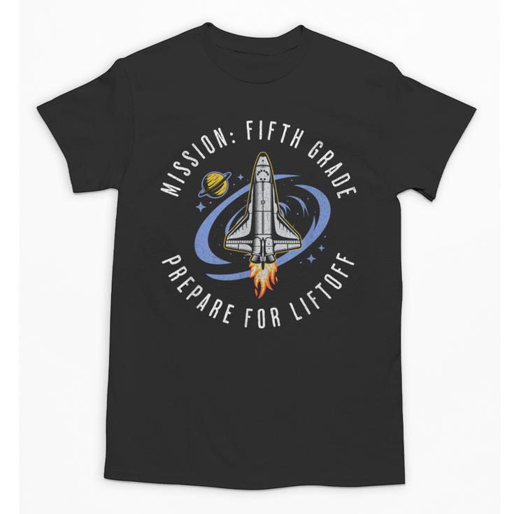 Mission Fifth Grade Space Rocket Back To School VI Unisex T-Shirt