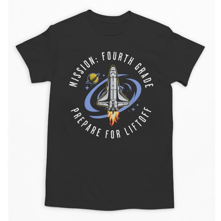 Mission Fourth Grade Space Rocket Back To School VI Unisex T-Shirt