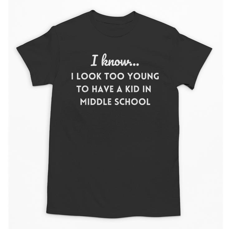 Mom Middle School Mama Mother Back To School Sarcastic Unisex T-Shirt