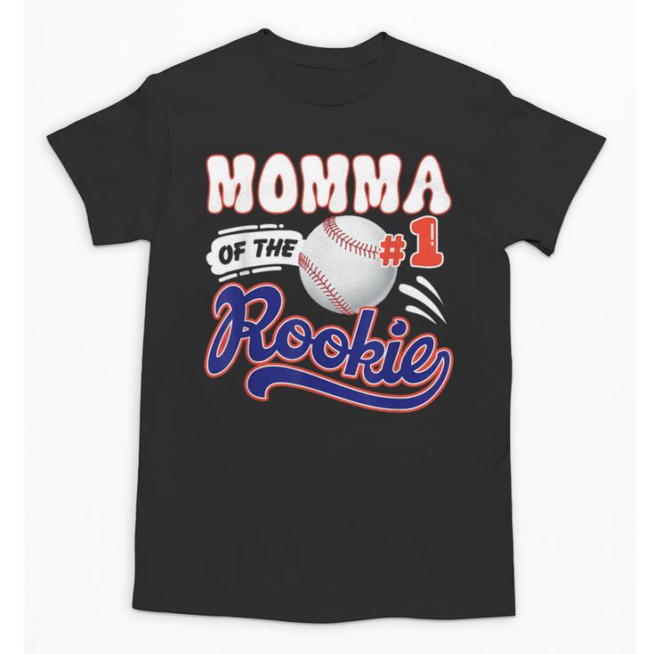 Momma Rookie Of Year 1st Birthday Baseball Theme Matching Unisex T-Shirt