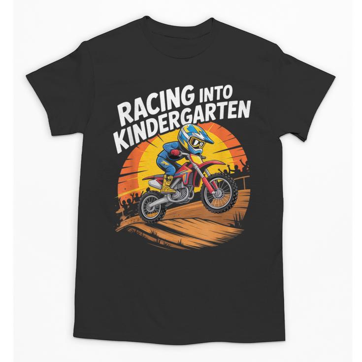Motocross Back To School Dirt Bike Racing Into Kindergarten Unisex T-Shirt