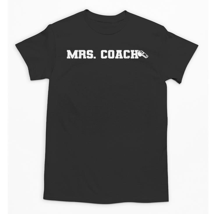Mrs Coach Football Basketball Baseball Coach Wife Unisex T-Shirt