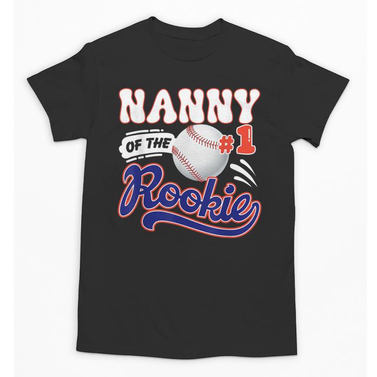 Nanny Rookie Of Year 1st Birthday Baseball Theme Matching Unisex T-Shirt