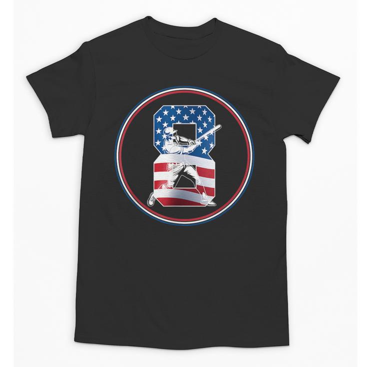 Number 8 Years Baseball 8TH Birthday Unisex T-Shirt