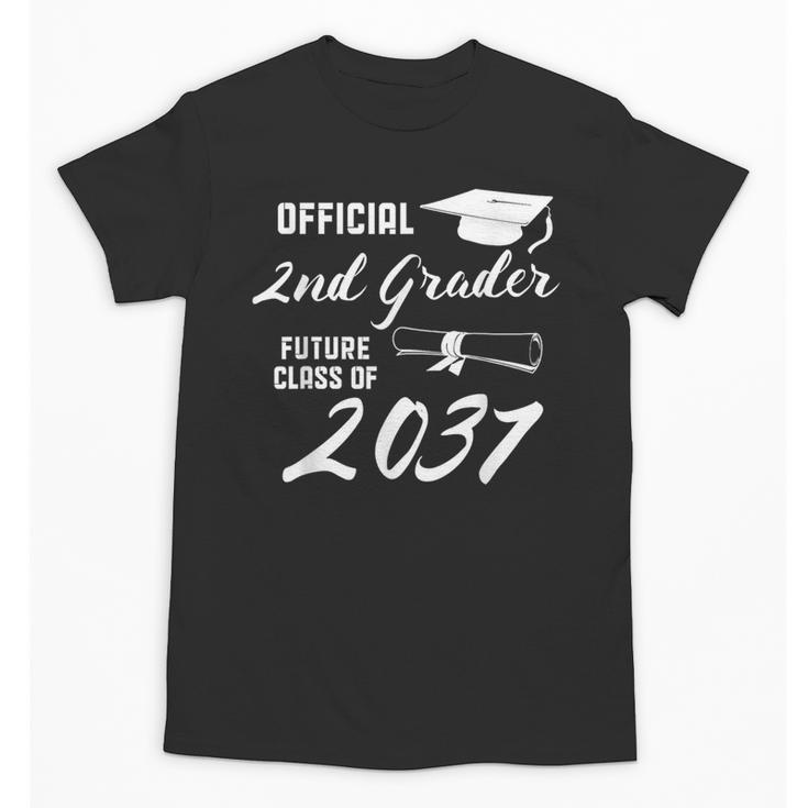 Official 2nd Grader Future Class Of 2037 Back To School Unisex T-Shirt