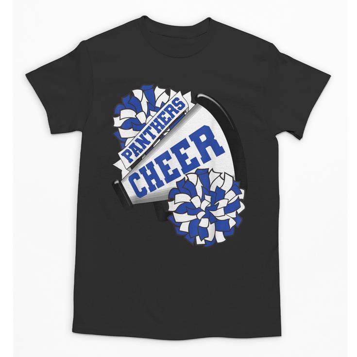 Panthers Cheer Back To School Cheerleading Spirit B Unisex T-Shirt