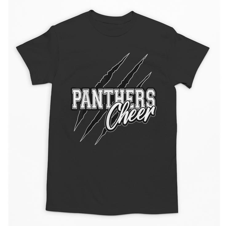 Panthers Cheer Back To School Cheerleading Team Spirit Unisex T-Shirt