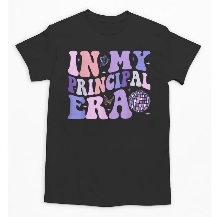 In My Principal Era Groovy School Headmaster Back To School Unisex T-Shirt