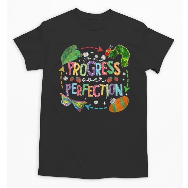 Progress Over Perfection Back To School Tee Unisex T-Shirt