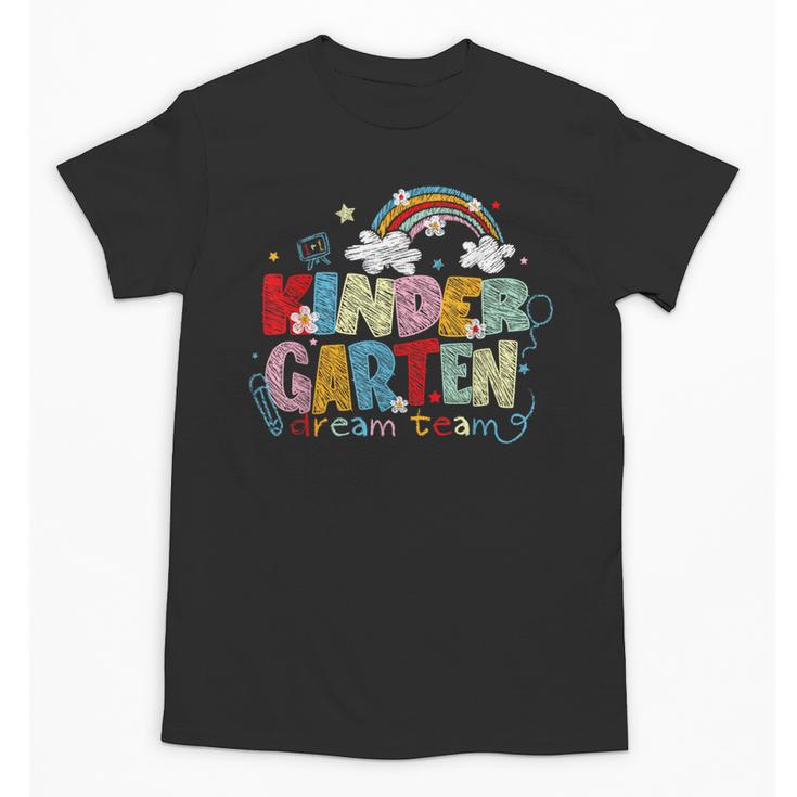 Rainbow Kindergarten Dream Painting Team Back To School Unisex T-Shirt