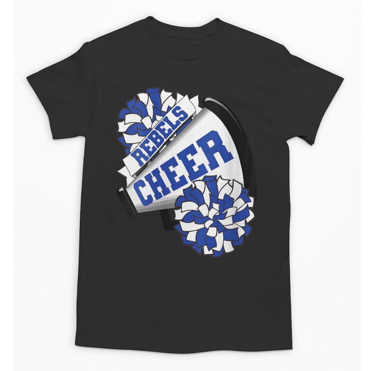 Rebels Cheer Back To School Cheerleading Spirit B Unisex T-Shirt