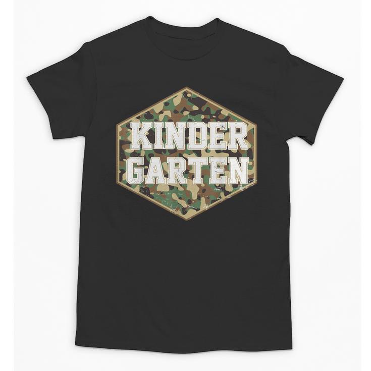 Retro Back To School Boys Old Camo Kindergarten Unisex T-Shirt