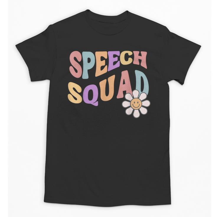 Retro Speech Squad Back To School Speech Therapist SLP Unisex T-Shirt