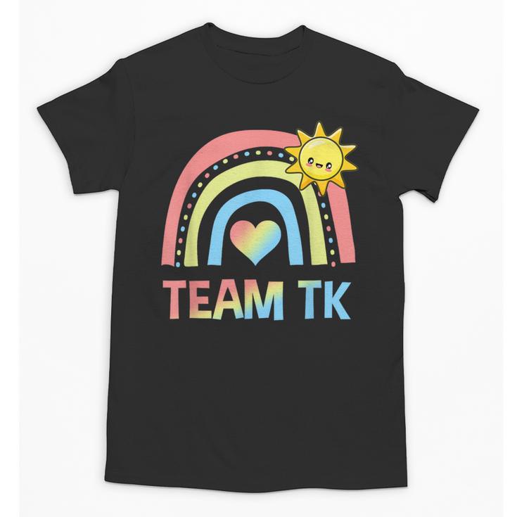 Retro Team TK Back To School Transitional Kindergarten Unisex T-Shirt