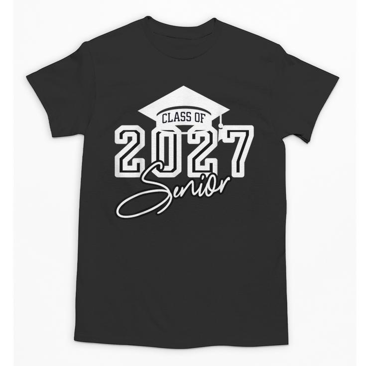 Senior Class Of 2027 Back To School Graduate Senior Year 27 Unisex T-Shirt