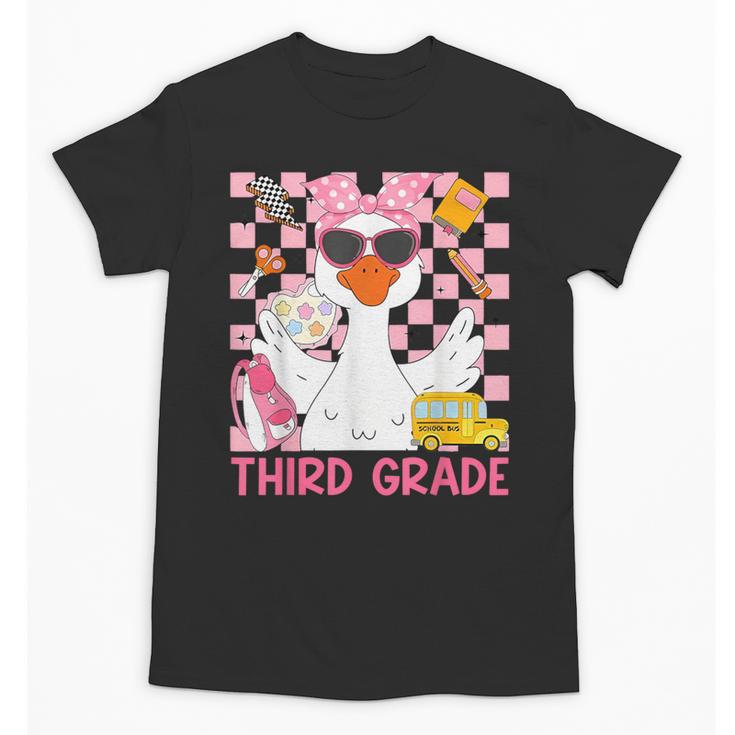 Silly Goose Third Grade Grade Back To School Coquette Girly Unisex T-Shirt