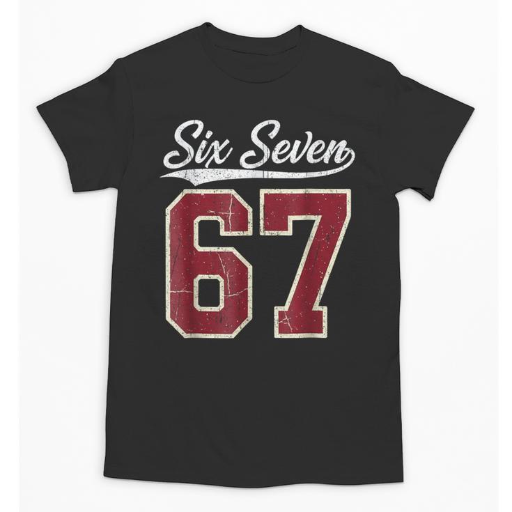 Six Seven Meme Boys Girls Kids 67 Baseball Jersey Unisex T-Shirt