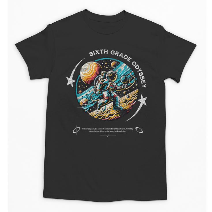 Sixth Grade Back To School Space Rocket Astronaut Unisex T-Shirt