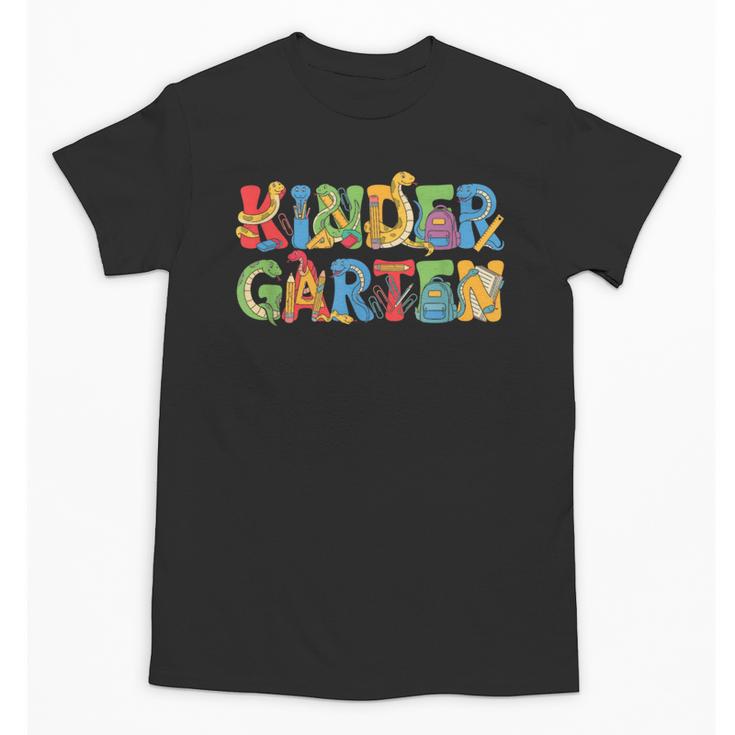 Snake Kindergarten Back To School Kids Boys Girls Unisex T-Shirt