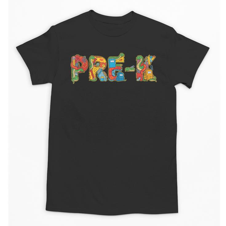 Snake Pre K Back To School Kids Boys Girls Unisex T-Shirt