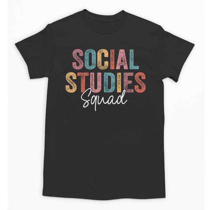 Social Studies Squad Back To School Appreciation Unisex T-Shirt