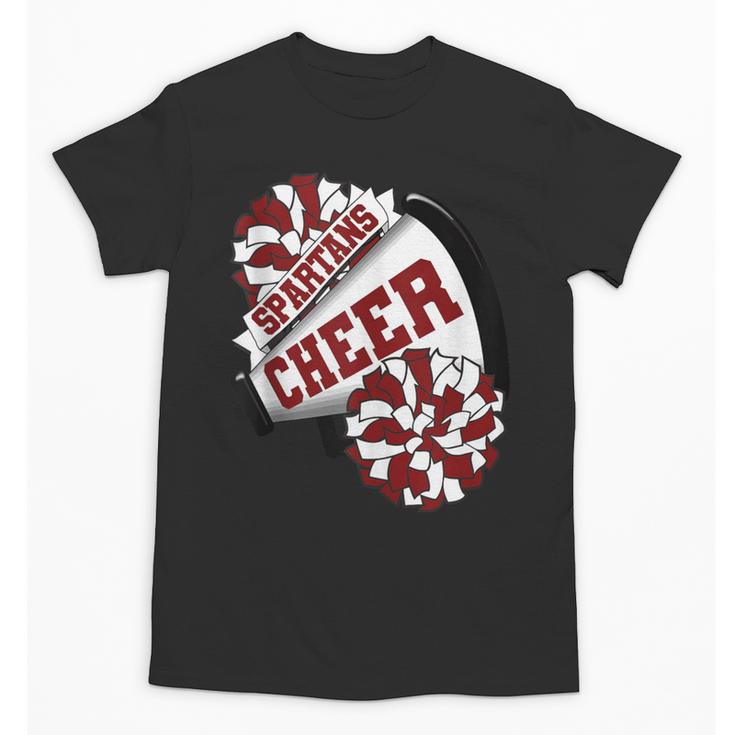 Spartans Cheer Back To School Cheerleading Spirit M Unisex T-Shirt