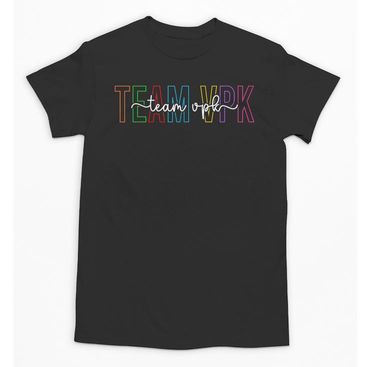 Team VPK Squad First Day Of VPK Back To School VPK Unisex T-Shirt