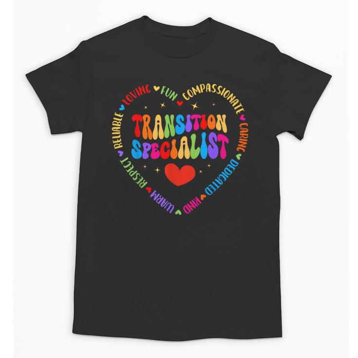 Transition Specialist Appreciation Week Back To School Unisex T-Shirt