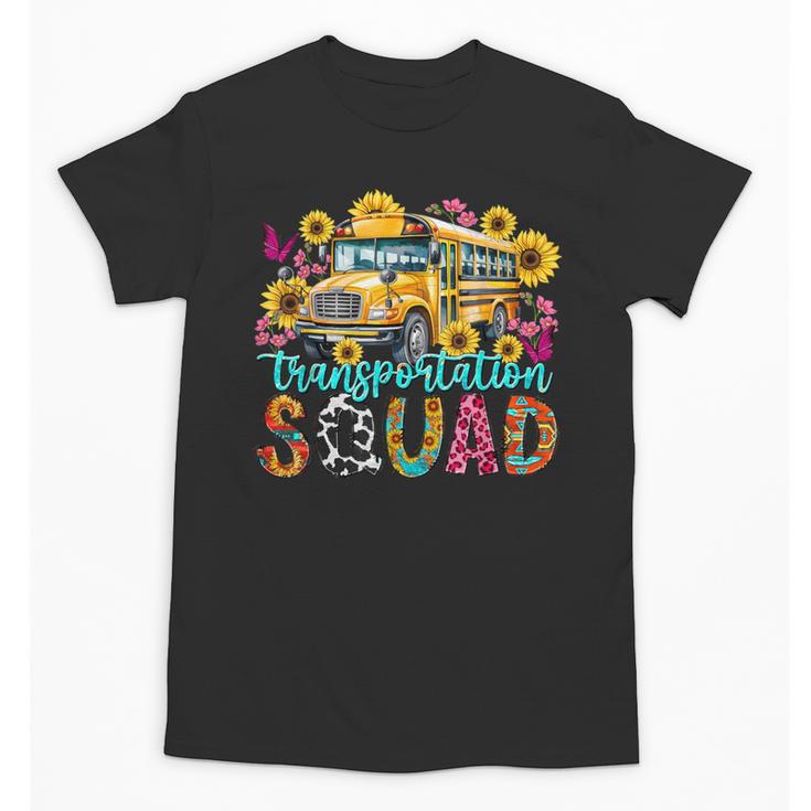 Transportation Squad Driving Bus Driver Back To School Women Unisex T-Shirt