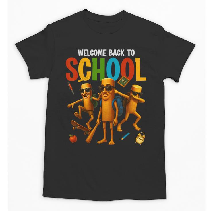 Tung Tung Tung Sahur Back To School Italian Brainrot Meme Unisex T-Shirt
