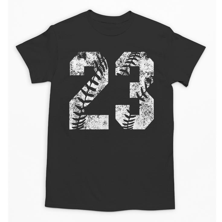 Vintage Baseball Number 23 Jersey Player Uniform Unisex T-Shirt