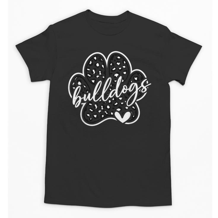 Vintage Bulldogs Team Pride School Spirit Back To School Unisex T-Shirt