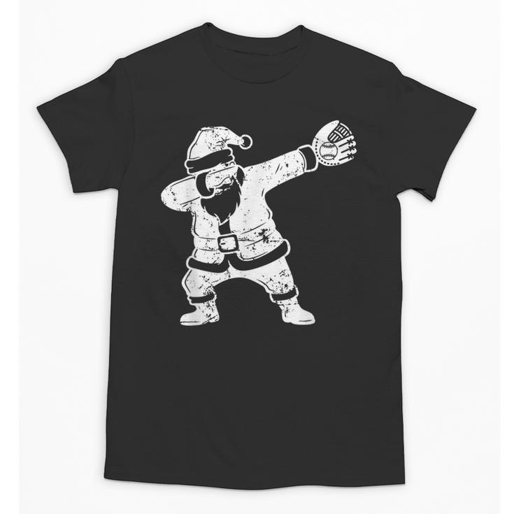 Vintage Dabbing Santa Christmas Baseball Xmas Costume Unisex T-Shirt