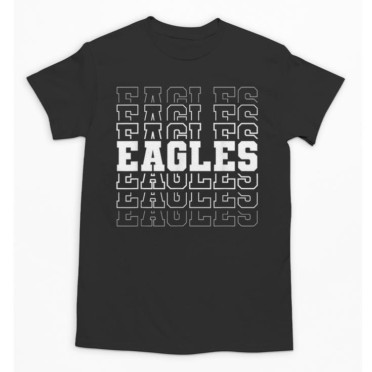 Vintage Eagles High School Go Eagles Pride Back To School Unisex T-Shirt