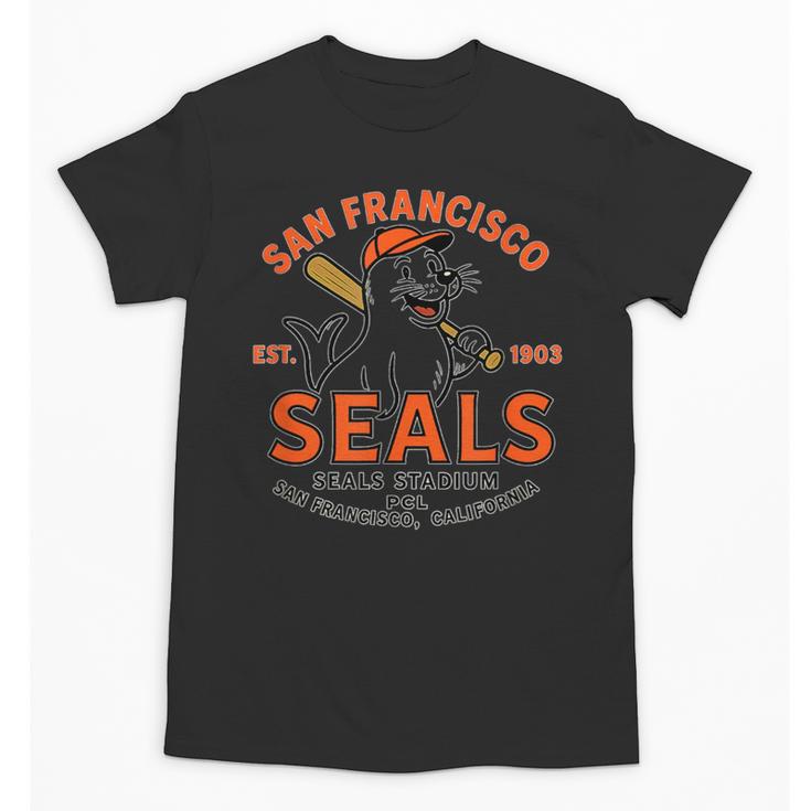 Vintage San Francisco Seals California Baseball Logo Unisex T-Shirt