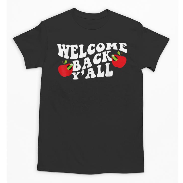 Welcome Back To School Happy First Day Of School 2025 2026 Unisex T-Shirt