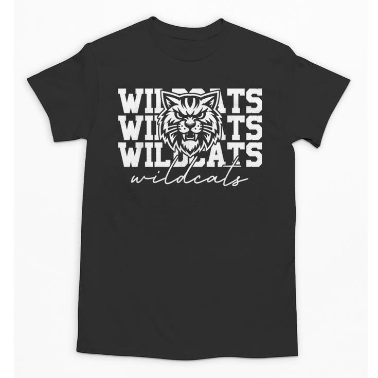 Wildcats School Spirit Fan Team Back To School Unisex T-Shirt