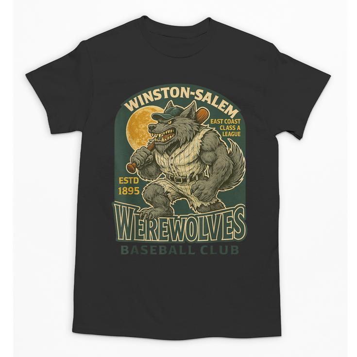 Winston-Salem Werewolves Minor League Baseball Club Unisex T-Shirt