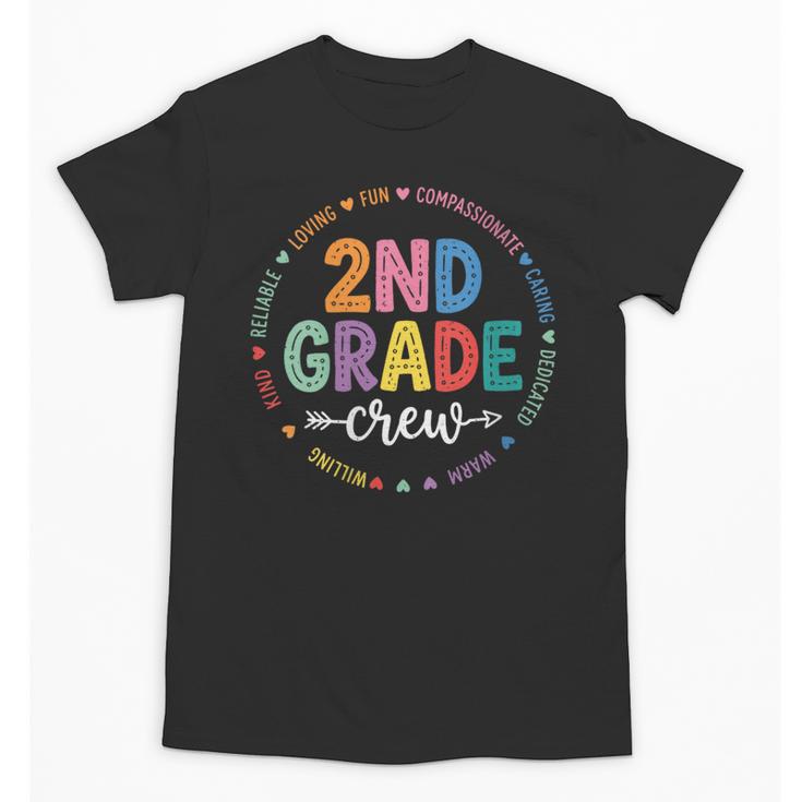 Women's Second 2ND Grade Crew Back To School Kids Students Tee Unisex T-Shirt