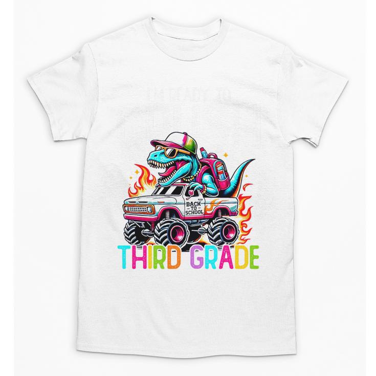 3rd Grade Back To School Kids Ready To Crush Third Grade Premium Tri-Blend Unisex T-Shirt