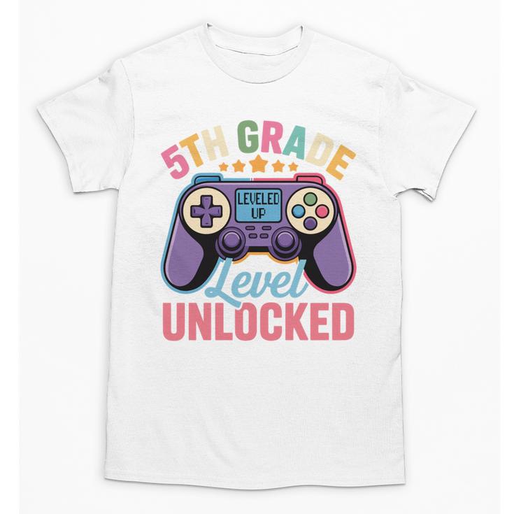 5th Grade Level Unlocked Shirt – Gamer Back To School Performance Unisex T-Shirt