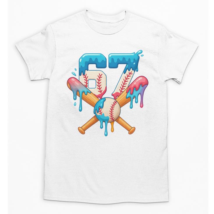 67 Baseball Life Style 101 Apparel Youth Drip Baseball Boys Unisex T-Shirt
