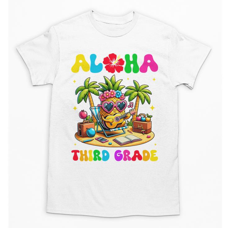 Aloha Third Grade Pineapple Hawaii Back To School Kids Girl Performance Unisex T-Shirt
